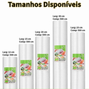 Refil Embalagem a Vácuo para Alimentos - Diversos Tamanhos