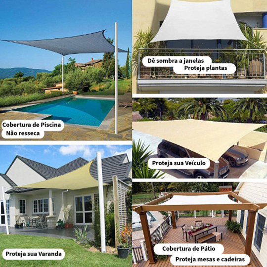 AquaShield Toldo Multifuncional - Proteção Impermeável