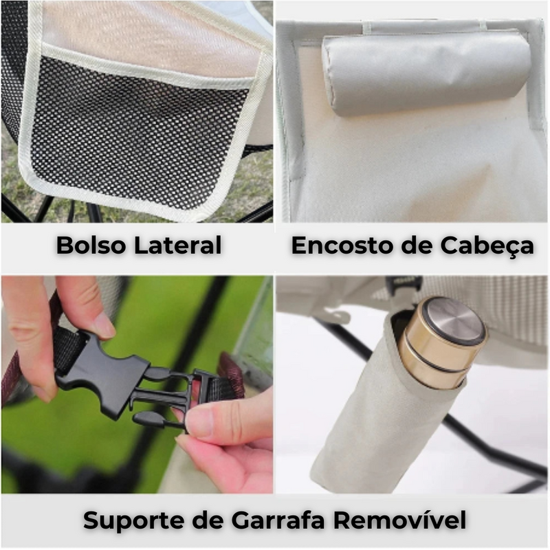 Cadeira CampFácil Dobrável