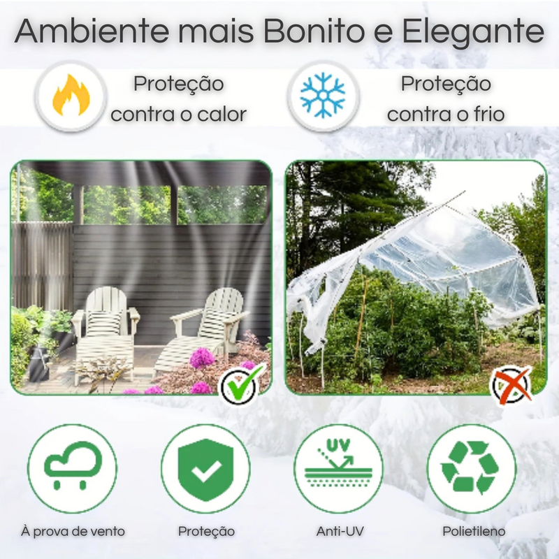 ClaraProteção – Lona Transparente Premium