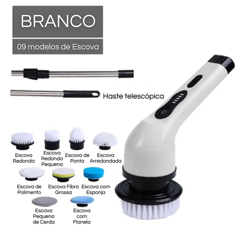 Escova Elétrica TurboClean - Multifuncional