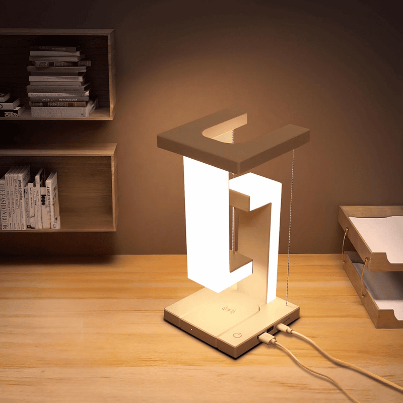 LumiCharge Duo Luminária com Carregador por Indução