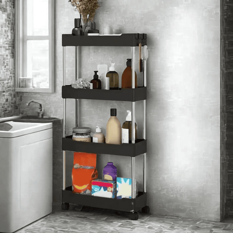 RodArk – Organizador Modular Estreito com Rodízios e Múltiplos Níveis