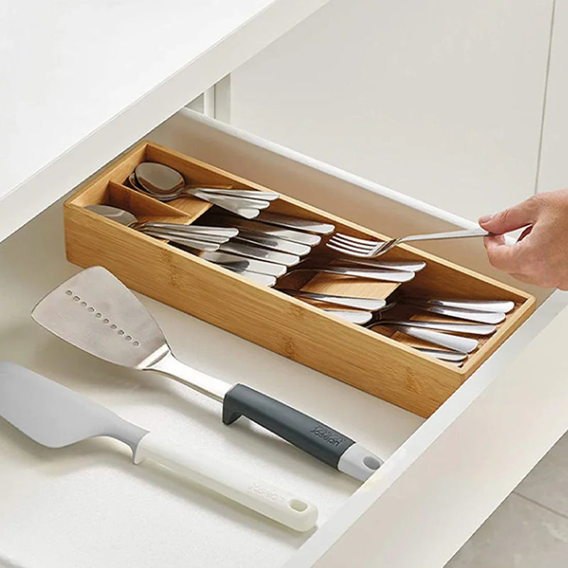 OriBox Bambu – Organizador de Talheres