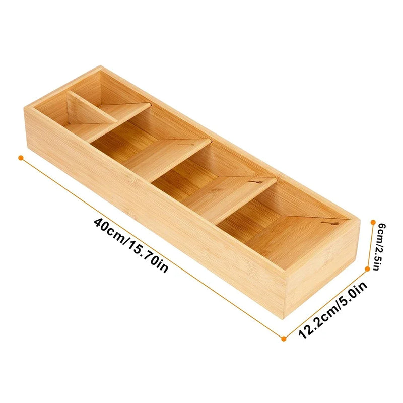 OriBox Bambu – Organizador de Talheres