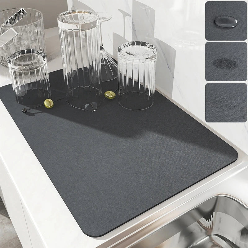 HydroSorb Elegance – Tapete de Secagem Antiderrapante Multiuso