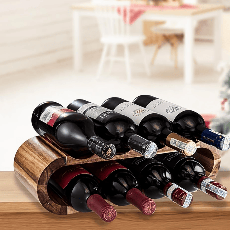 Vinitto Cave Home – Suporte Elegante para Vinhos e Bebida