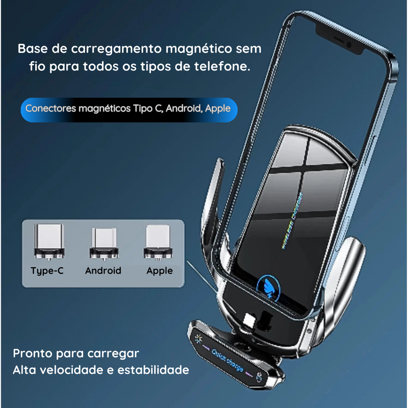 WireCharge Pro 15W - Suporte Automotivo